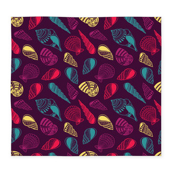 Shells Seamless Pattern Custom Size Floor Mat