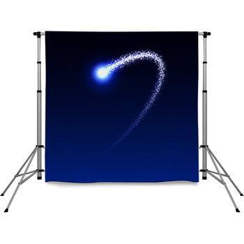 Shooting Star Pole Pocket Backdrop