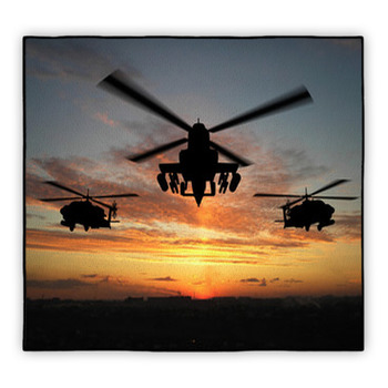 Helicopter Area Rugs & Custom Size Floor Mats