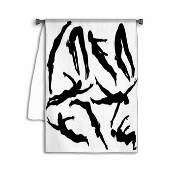 Silhouette Sport Swimming Swimmer Diving Towel