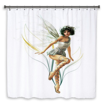 Silver Pixie CA Ornament Custom Size Shower Curtain