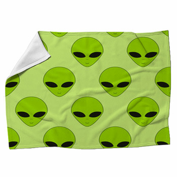 Alien Fleece Blanket Throws | Free Personalization
