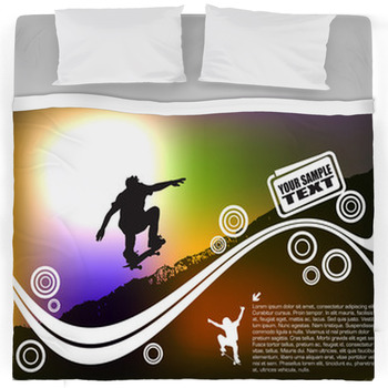 Skateboard Bedding | Comforters, Duvet Covers, Sheets ...
