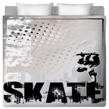 Skateboard Comforters Duvets Sheets Sets Custom