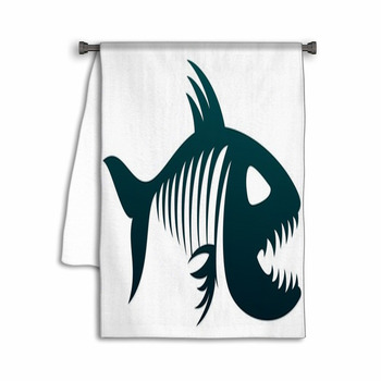 Skeleton Of Fish Towel