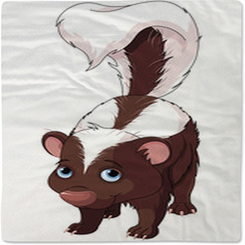 Skunk Baby Blanket
