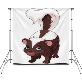 Skunk Custom Size Backdrop