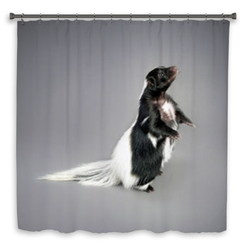 Skunk Custom Size Shower Curtain