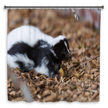 Skunk Custom Size Shower Curtain