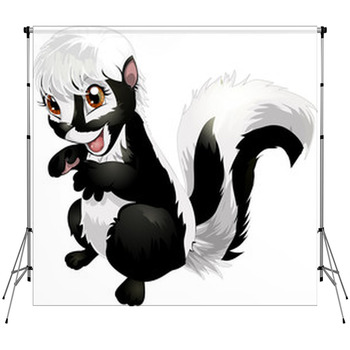 Skunk Fleece Backdrop