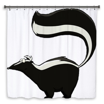 Skunk Shower Curtain