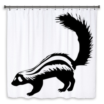 Skunk Shower Curtain