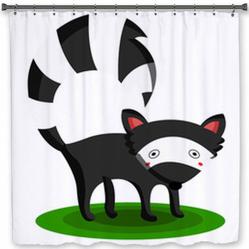 Skunk Shower Curtain