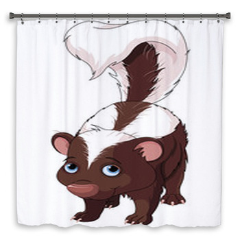 Skunk Shower Curtain