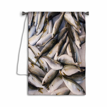 Small Fishes Background Towel