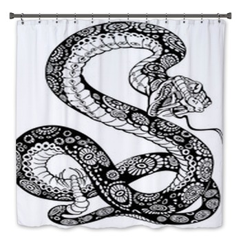 Snake Bath Decor