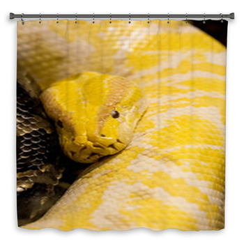 Snake Custom Size Shower Curtain