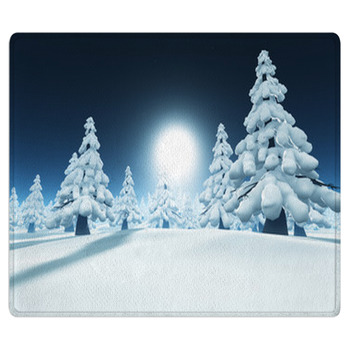 Snow Forest Bath Mat