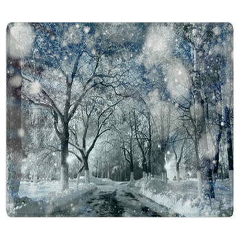 Snow In The Woods Bath Mat