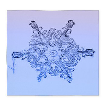 Snowflake Custom Size Floor Mat
