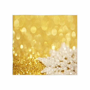 Snowflake On Glitter Custom Size Floor Mat