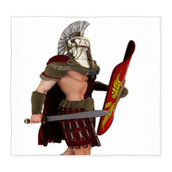 Soldier Marching Side View Custom Size Floor Mat