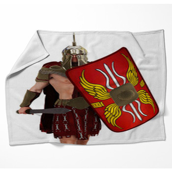 Soldier Marching Woven Throw Blanket