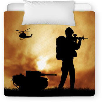 Soldiers At War Toddler Duvet