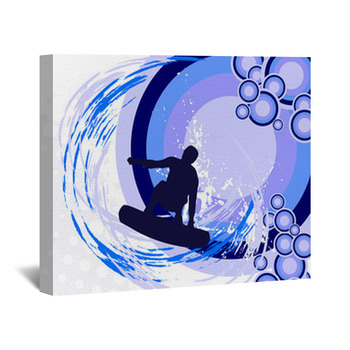 Sommerurlaub - Wassersport Canvas Wrap