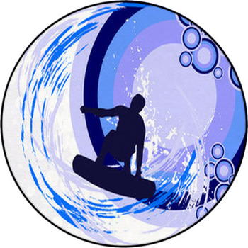 Sommerurlaub - Wassersport Round Rug