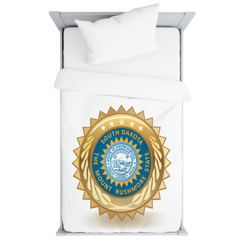 South Dakota Badge Toddler Duvet