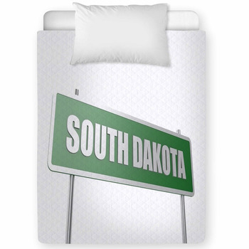South Dakota Sign Board Toddler Comforter