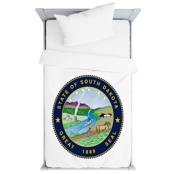 South Dakota State Seal Toddler Duvet