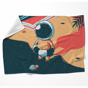 Space Summer Woven Throw Blanket