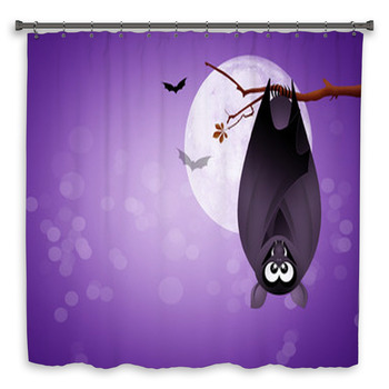 Spider Eat Flies Shower Curtain
