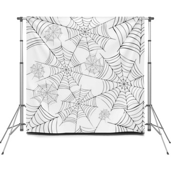 Spider's Web. Vector. Custom Size Backdrop