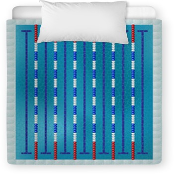Sport Swimming Pool Toddler Duvet