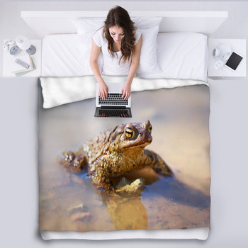 Frog fleece blanket best sale