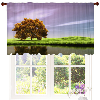 Spring Landscape Custom Size Valance