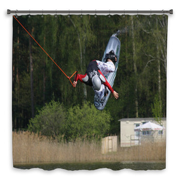 Sprung II Custom Size Shower Curtain
