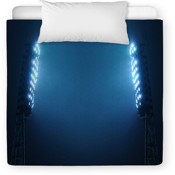 Stadium Lights Against Dark Night Sky  Toddler Comforter