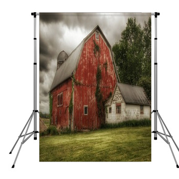 Stanley Road Red I Pole Pocket Backdrop
