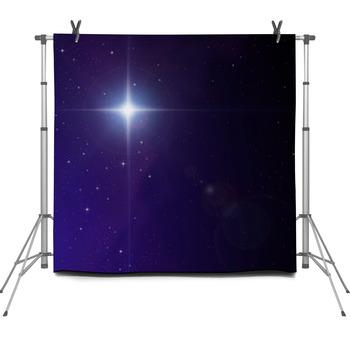 Star In Nebula Fleece Backdrop