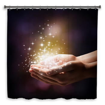 Stardust And Magic In Your Hands Shower Curtain