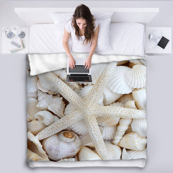 Starfish Beauty Fleece Blanket