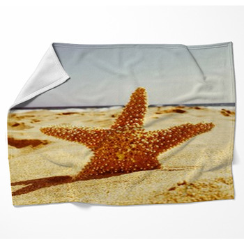 Starfish Woven Throw Blanket