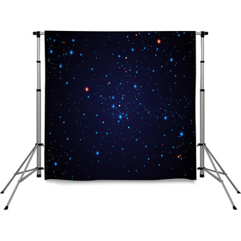 Starry Sky Pole Pocket Backdrop