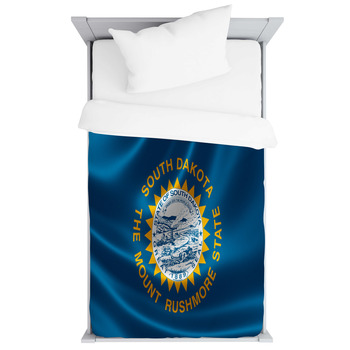 State Of South Dakota Flag Toddler Duvet