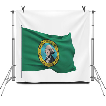 State Of Washington Flag Flags Of The Fleece Backdrop