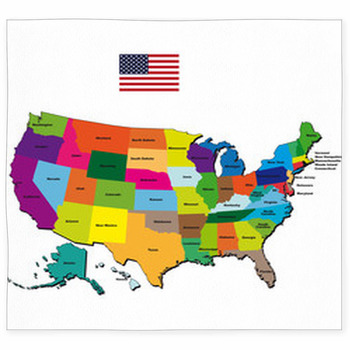 Stati Uniti D'america Custom Size Floor Mat